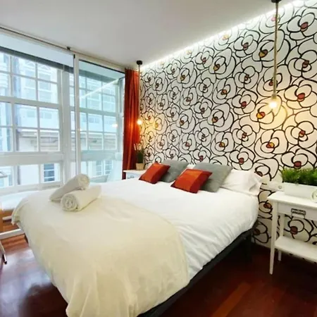 Apartman Apartamento 2h 2b En El Centro Con Garaje A Coruña