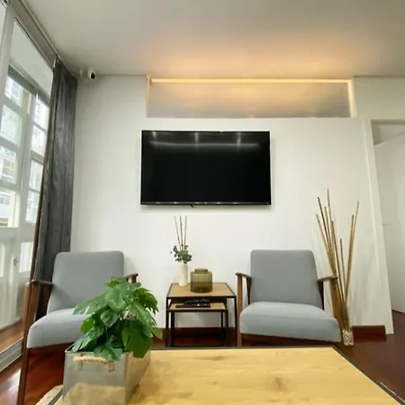 Apartamento 2h 2b En El Centro Con Garaje A Coruna