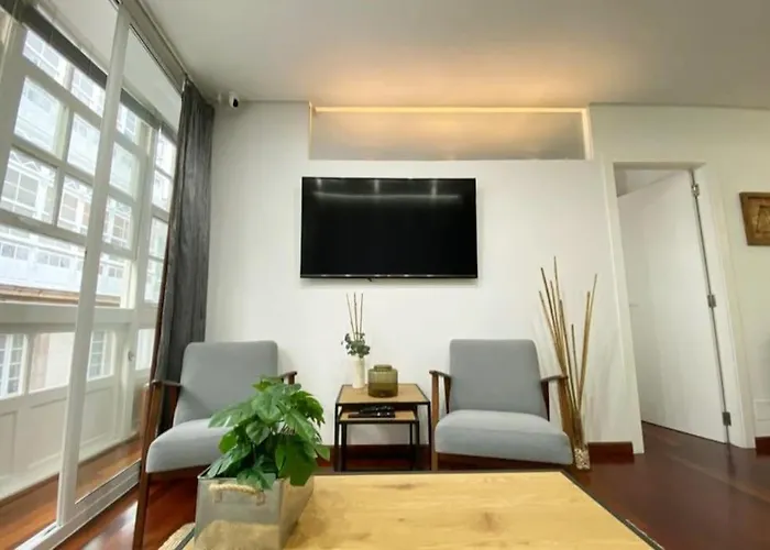 Apartamento 2h 2b En El Centro Con Garaje A Coruña