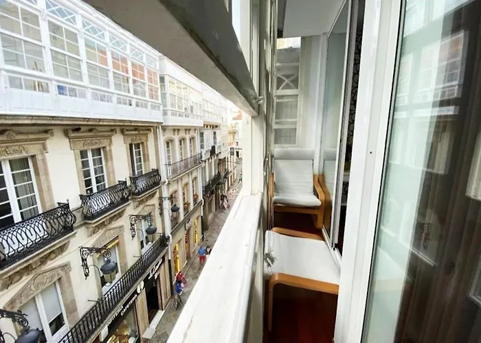 Lägenhet Apartamento 2h 2b En El Centro Con Garaje A Coruña